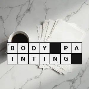 Hasło krzyżówkowe sztuka malowania na ciele farbami przy czym w przeciwieństwie do tautuażu ozdoba ciała jest nietrwała - body painting – rozwiązanie, synonimy, podpowiedzi i definicje krzyżówkowe